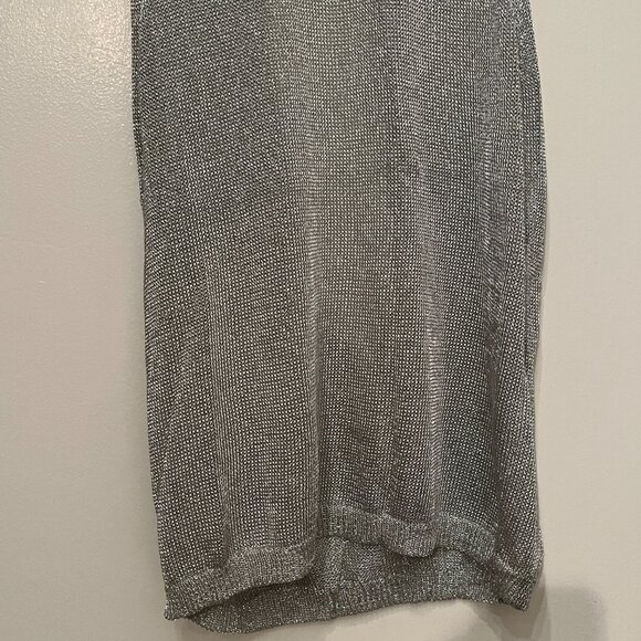 Silver Shiny Sleeveless Dress by H&M (Size‎ 6) - Picture 7 of 15